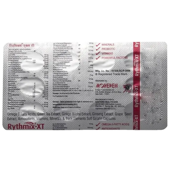 rythmix xt capsule 10's